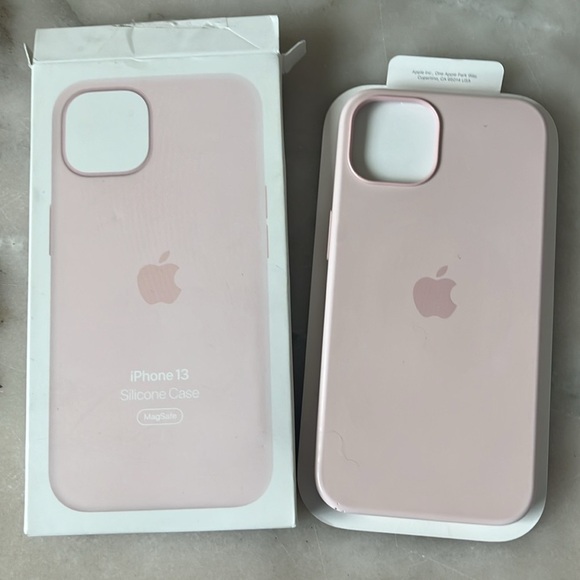 Apple iPhone 13 Silicone Case Set of 3 Purple, Pink and Glitter Pink Sky Case - Picture 4 of 15